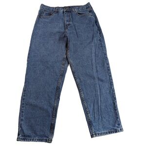 Cross‎ & Winsor Jeans Men's Blue Denim Straight Leg Relaxed Fit Y2K Size 36X29